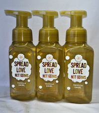 3 Vanilla Swirl Bath  Body Works Gentle Foaming Hand Soap 8.75 fl oz