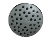 American Standard Fixed Bell Showerhead Polished Chrome Grey Face Single Spray