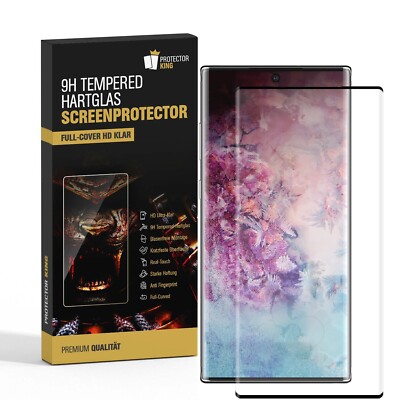 2x 9H Hartglas für Samsung Galaxy Note 10 Plus FULL CURVED Schutzglas Display SW