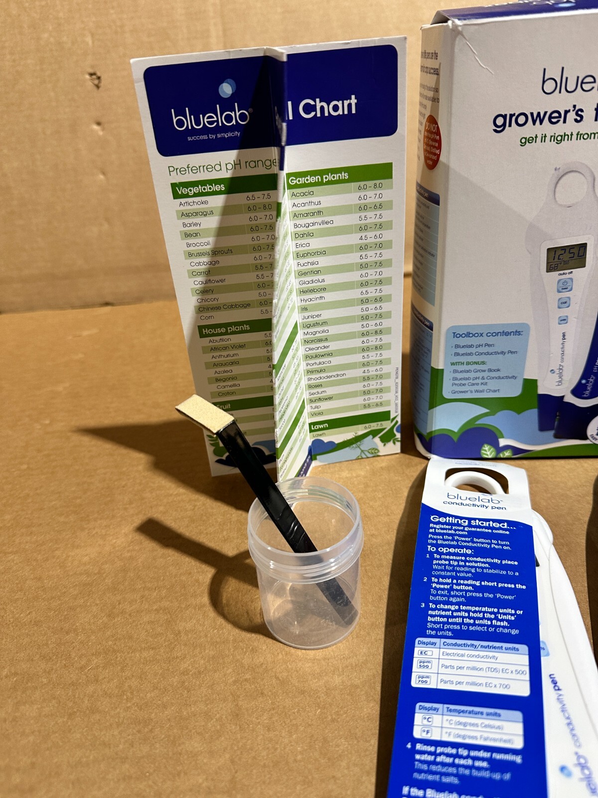 Bluelab PENGTB Grower's Toolbox with pH Pen, Conductivity Pen and Probe Care