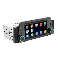 For Apple Carplay Android Auto Single Din Car Stereo Radio Bluetooth MP5 Player