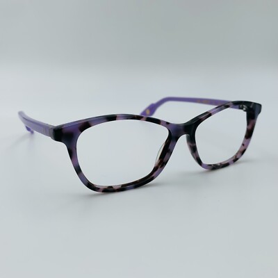 VINYL FACTORY Brille LILA + BRAUN MELIERT CAT EYE Brillengestell MOD: LABELE