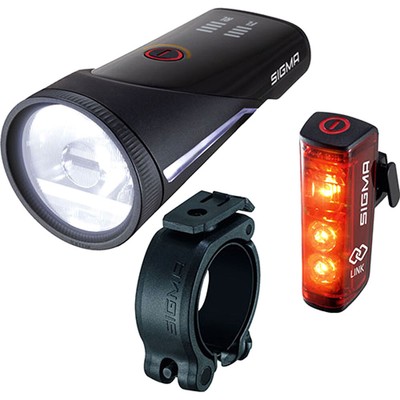 Sigma Licht Akku-Beleuchtungsset AURA 100 USB & BLAZE Link Sigma 100 lx
