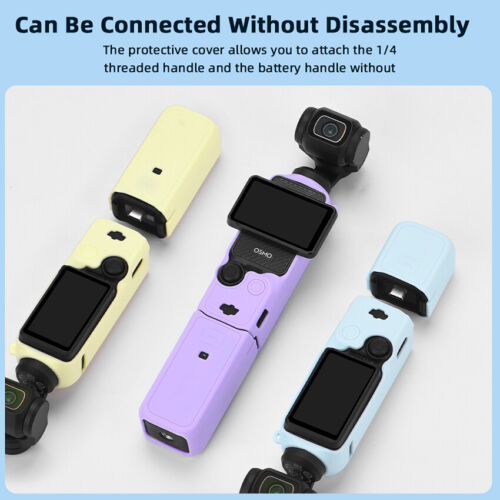 Silicone Case Protective Sleeve Gimbal Cover Accessories for DJI OSMO POCKET 3 - Picture 3 of 32