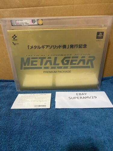 Metal Gear Solid Bond Issue Commemorative Premium Package VGA 85+ ARCHIVAL CASE - Afbeelding 1 van 23