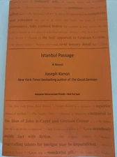 Istanbul Passage, Joseph Kanan, Advanced Uncorrected Proof, ARC