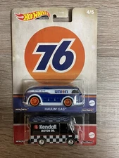 HOT WHEELS PREMIUM CAR CULTURE UNION OIL HAULIN GAS & KENDALL MOTOR OIL LOT OF 2