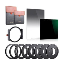 K&F Concept Square ND1000(10 Stops) + GND8 + Metal Square Lens Filter Holder Set