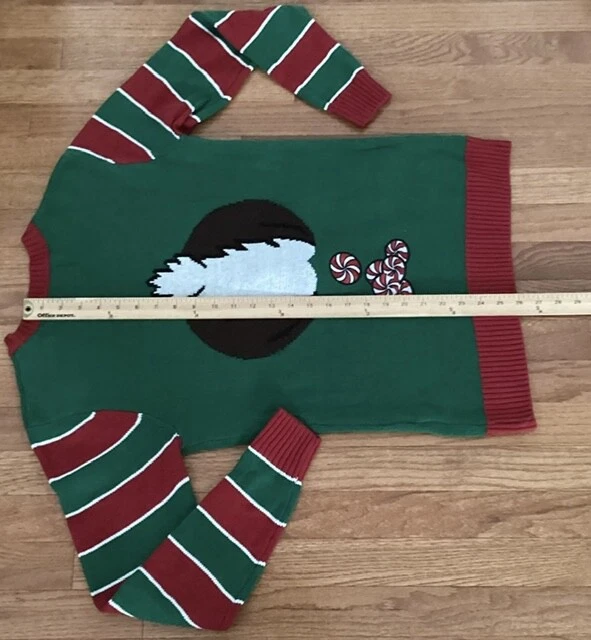 Ugly Christmas Sweater Rudolph The Red Nose Reindeer Size Small (S) Peppermints