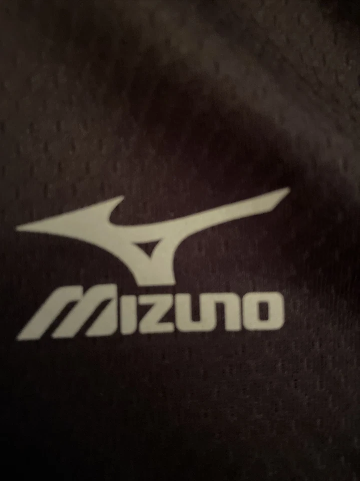Mizuno Womens Running Top Size Small Black Gray - Image 2 of 4