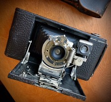 Antique/vintage Eastman Kodak No. 1A Folding Hawk-Eye Model 2 Camera Cool Rare