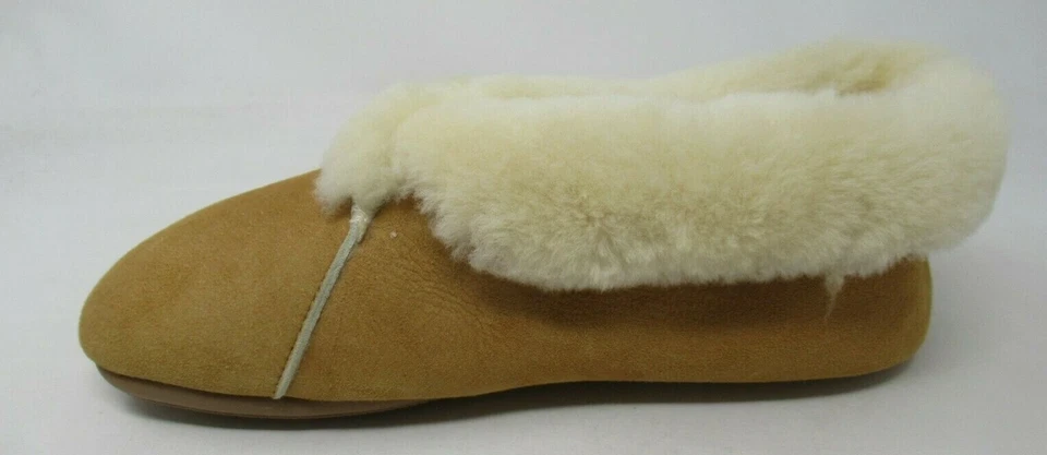HUSH PUPPIES WOMEN'S SARAH TAN SHEARLING SLIDE-ON SLIPPERS SIZE: 11/M - Image 2 of 4