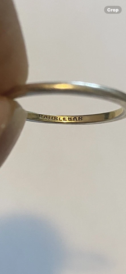 BaubleBar Women's 925 Delicate Ring Size 6 - Image 4 of 4