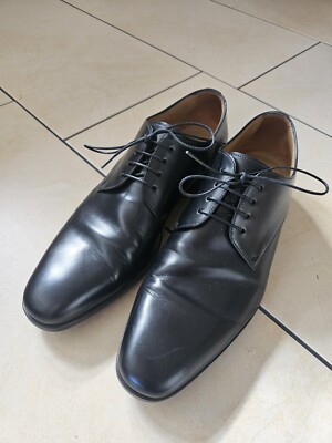 HUGO BOSS Businessschuhe, schwarz, Gr.42,5, neu mit Karton und Schnürsenkel
