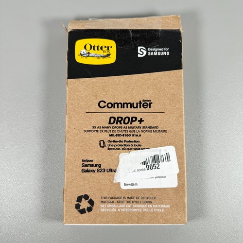 OtterBox Commuter Case for Galaxy S23 Ultra - Black | Slim & Rugged | USED - Photo 14 sur 15