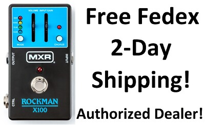 New Dunlop MXR MX100 Rockman X100 Analog Tone Processor Guitar Effects Pedal