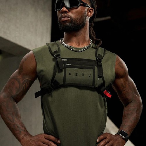 Design impermeabile design petto borse unisex borsa multifunzione gilet vita confezioni maschio - Foto 10 di 25