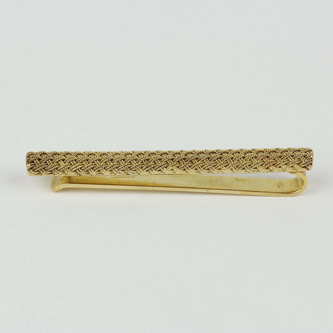 Vintage Tiffany & Co. 18k Yellow Gold Men's Tie Bar C… Gem