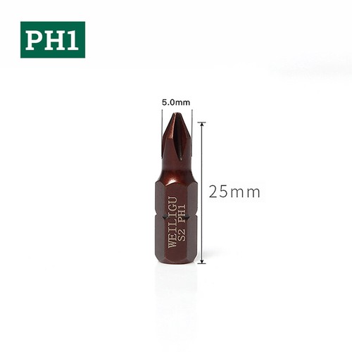 1/4" Hex Shank Torx/Hex/Cross/Slot Bit Drill Magnetic S2 Steel Screwdriver Bits - Picture 10 of 32
