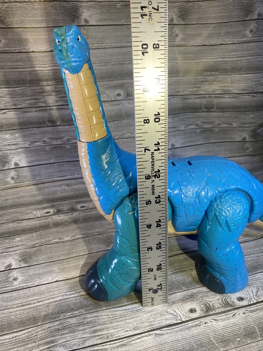 Fisher Price Imaginext 2010 Blue Apatosaurus Dinosaur Large