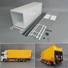 Metal Closet Compartment Container for 1/14 Tamiya RC Truck Car Scania MAN Volvo