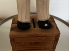 Vintage Wooden Carved Fishing Captain Bank  — photo 5