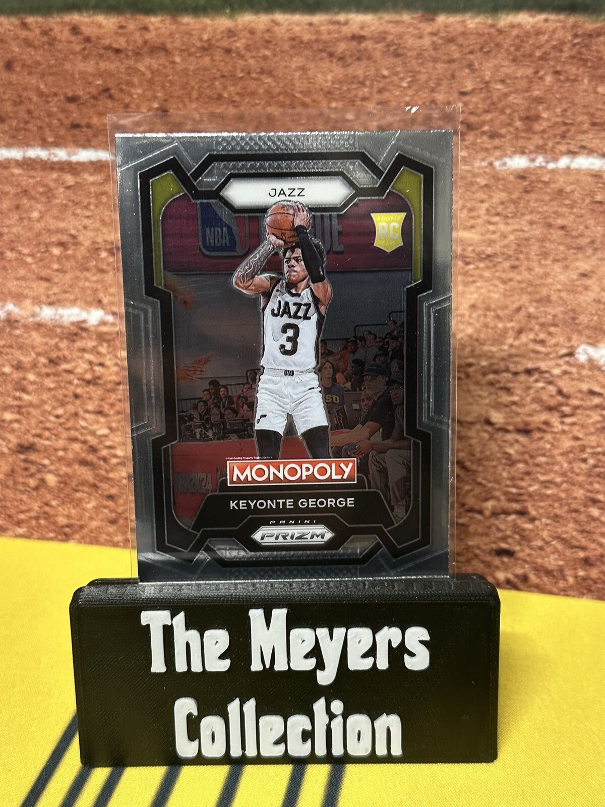 Keyonte George 2023-24 Panini Monopoly Prizm #87 Base Rookie Utah Jazz