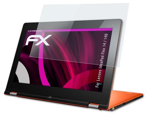 atFoliX Glass Protector voor Lenovo IdeaPad Flex 14 / 14D 9H Beschermend pantser - Afbeelding 3 van 5