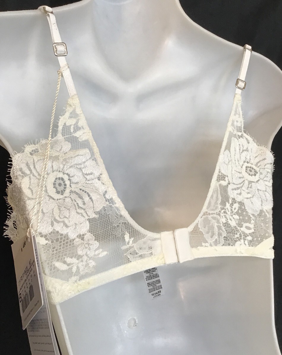 Reggiseno a triangolo in pizzo - Bianco - - 12.00