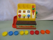 Fisher Price 926 Cash Register Pick 1 part Coins Change Play Money 25 10 5 Cents