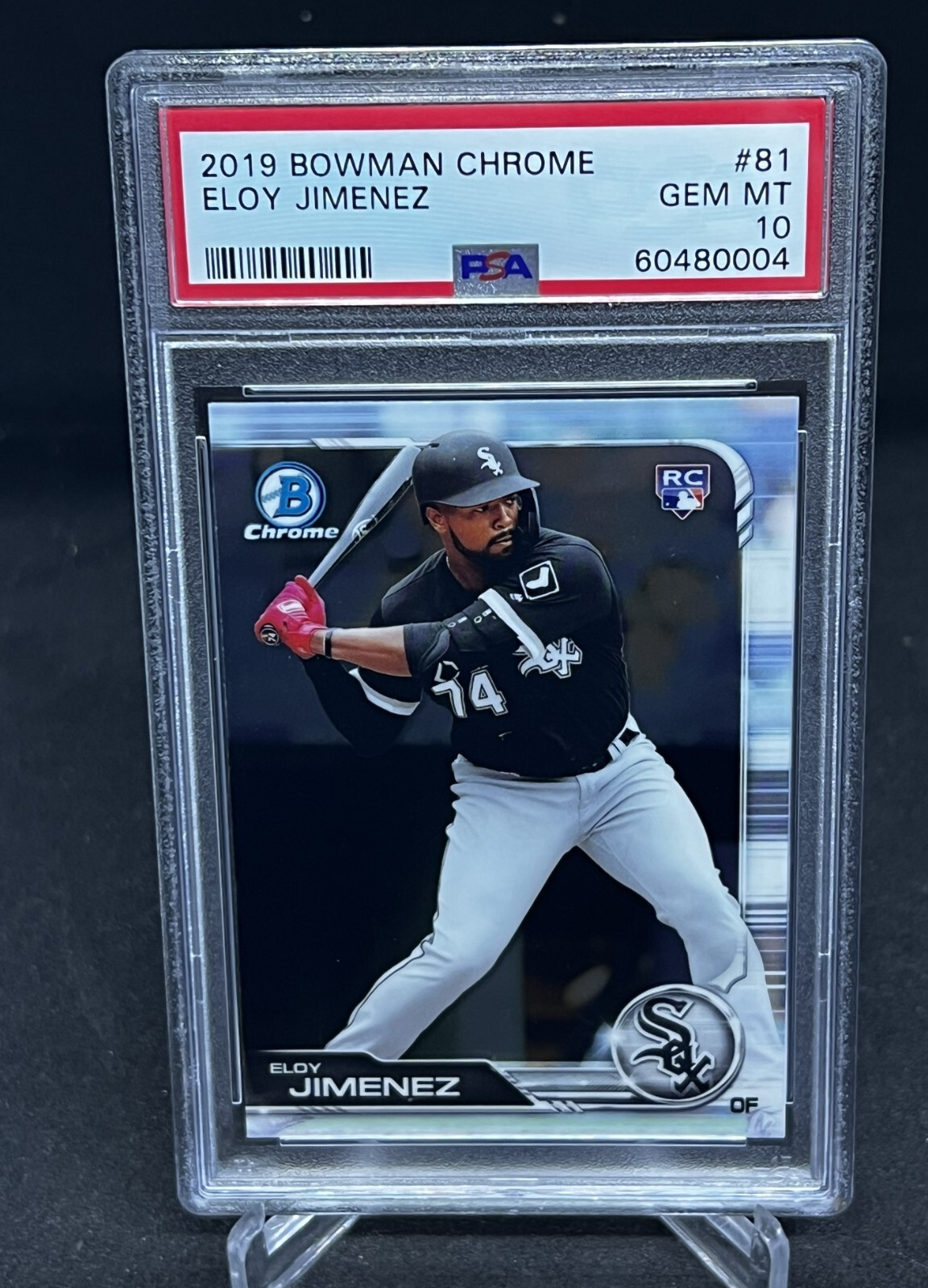 Eloy Jimenez 2019 Bowman Chrome Rookie Card RC #81 PSA Gem Mint 10