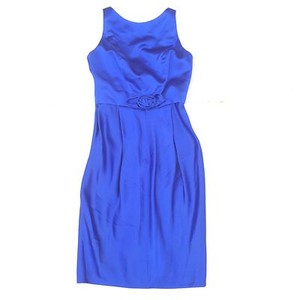 badgley mischka royal blue dress