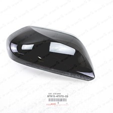 New Genuine Toyota 16-21 Prius Passenger Mirror Cover Black 218 87915-47070-C0