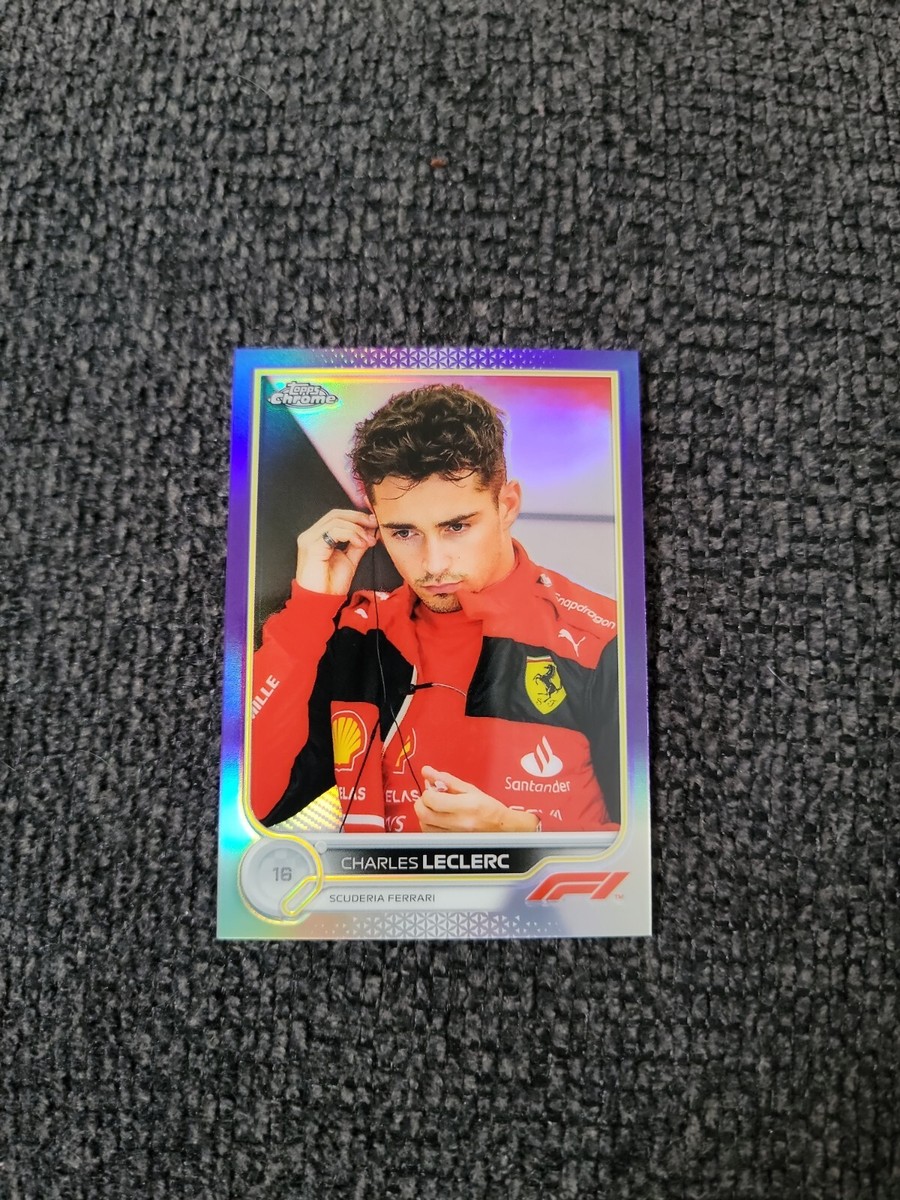 TOPPS CHARLES LECLERC シャルル・ルクレール 世界399枚 2023 Topps Chrome F1 Charles Leclerc Purple /399 | eBay