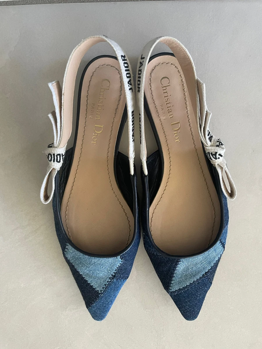 Dior J'adior Multicoloured Slingback Ballerina Flats IT size 35.5