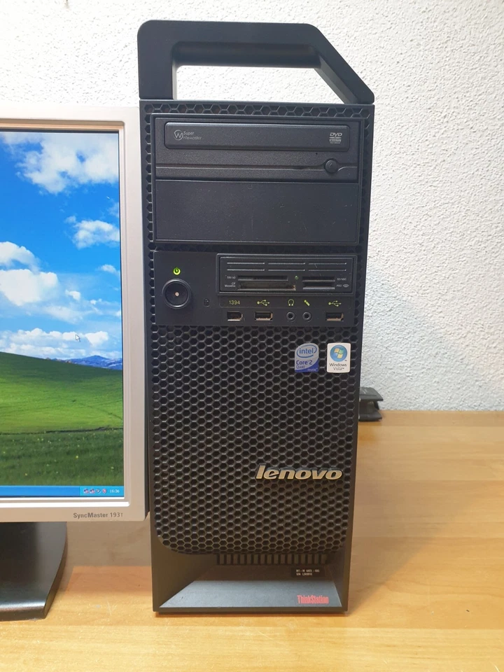 Lenovo Windows XP Gamer PC DVD 2,66 GHz 4GB LPT COM 250GB Computer Retro 512 GPU - Bild 3 von 4