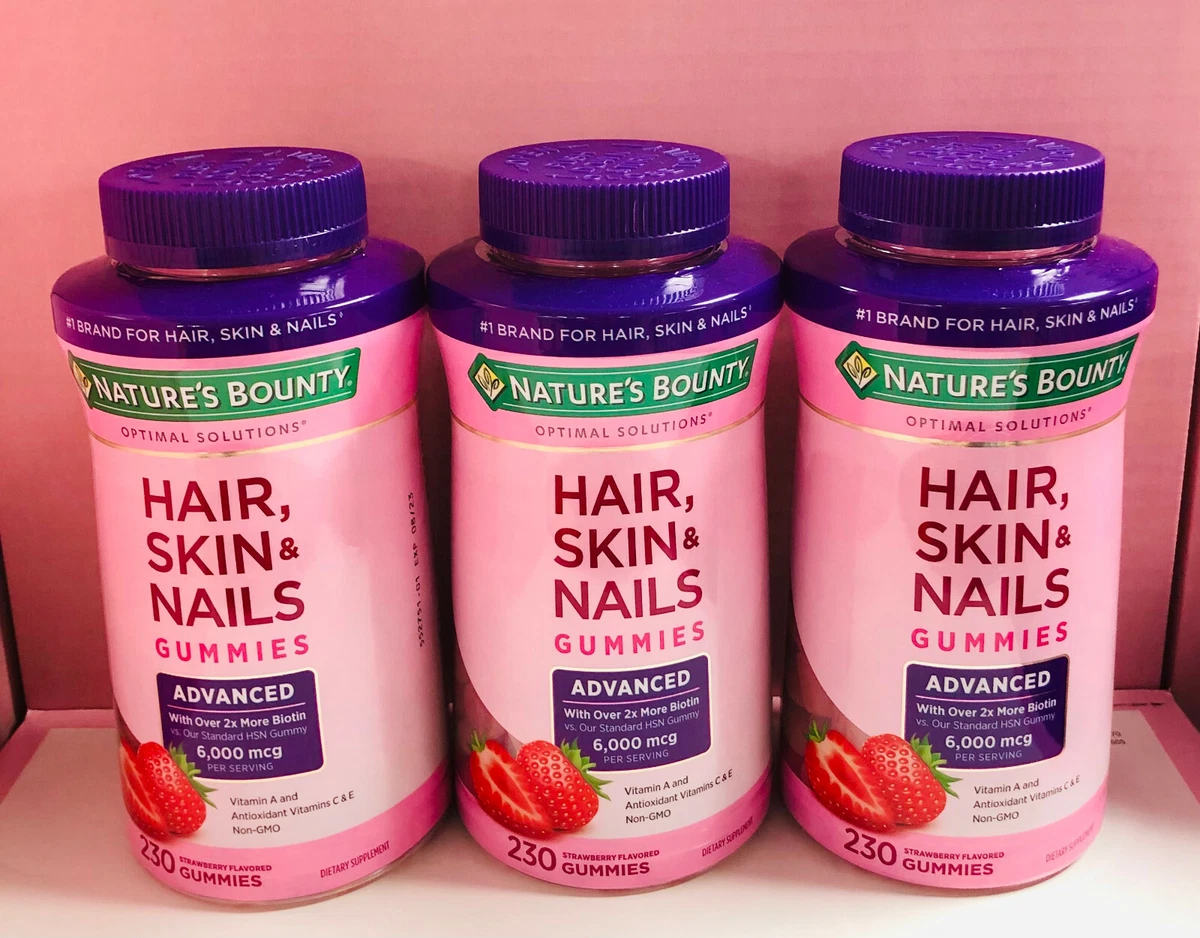 Nature's Bounty Optimal Solutions Hair, Skin Nails Gummies