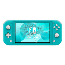 Nintendo Switch Lite Cracked Front Screen Glass Digitizer Replacement Service