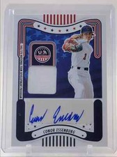 CONOR ESSENBURG 2024 USA BASEBALL STAR & STRIPES PATCH AUTO KANSAS STATE WILDCAT