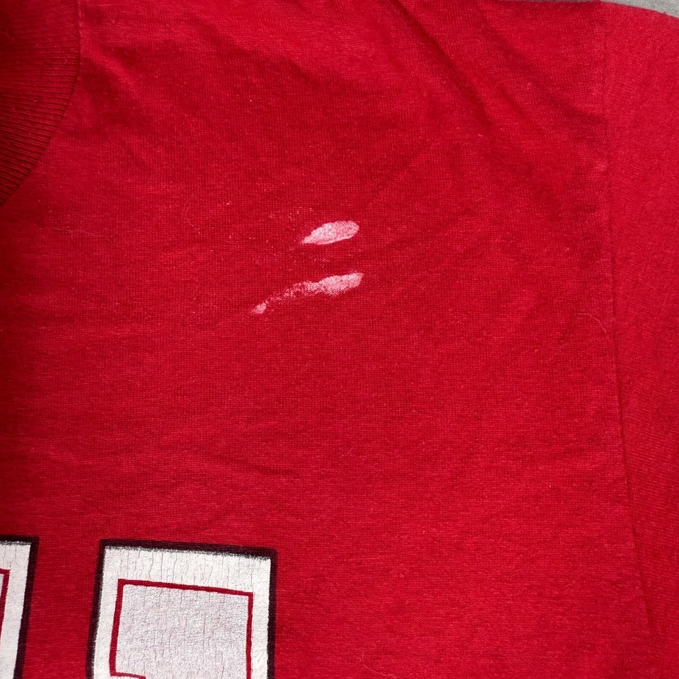 Arkansas State Red Wolves Tee Shirt Mens Large Red Jerzees NCAA Football Sports - Image 3 of 4