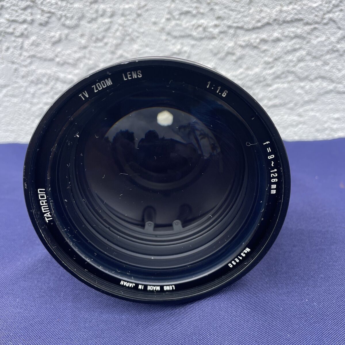Tamron TV Zoom Lens 1:1.6 f=9-126mm Made In Japan No. 31230 Tamron TV Zoom Lens 1:1.6 f=9-126mm Made In Japan No. 31230