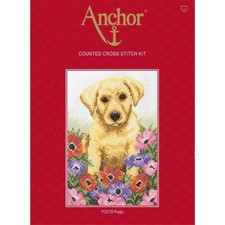 Anchor Set punto croce "Cagnolino", schema di conteggio