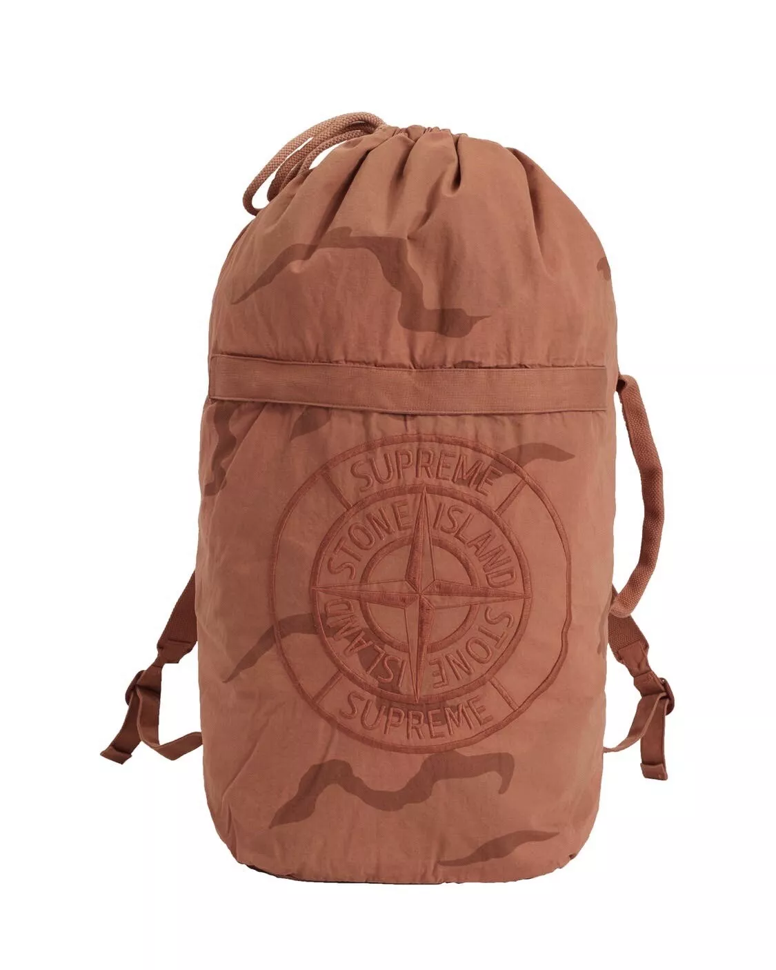 Sac à dos camouflage Supreme/Stone Island camouflage corail
