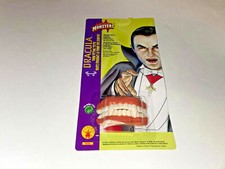 Vintage Rubie's Halloween Dracula Form Fitting Teeth Universal Monsters Classic