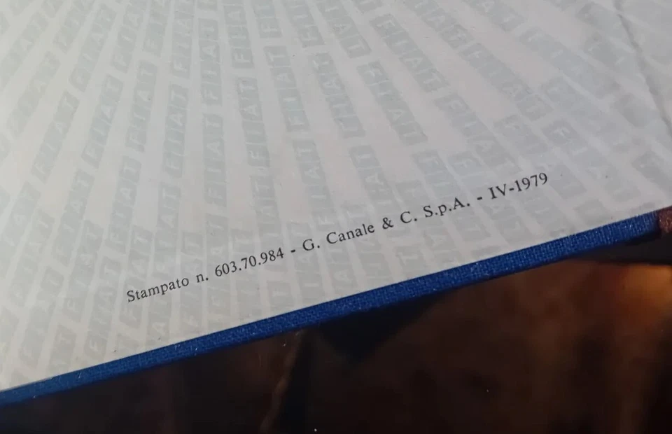 Libretto Garanzia CI PENSA FIAT 1979 FIAT 124 SPIDER COUPE 131 128 127 Nuovo - Immagine 4 di 4