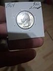 1964 P Washington Silver Quarter 90% Silver  Good Condition