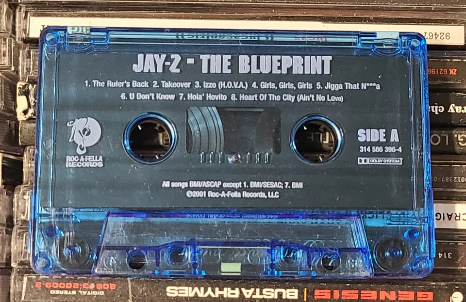 Jay-Z The Blueprint Cassette Tape Blue Edition Eminem Rare HTF OOP - Image 3 of 4