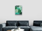 Original Abstract Geometric Painting Modern Canvas Wall Art Room Decor 16x20 — photo 3