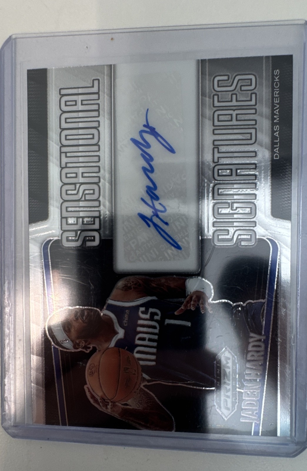 2024-25 Panini Prizm Black - Sensational Signatures Jaden Hardy, Jaden Hardy...