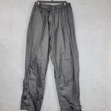 Antigua Antech Rain Pants Mens Large Black Waterproof Wind Resistant Zip Ankle